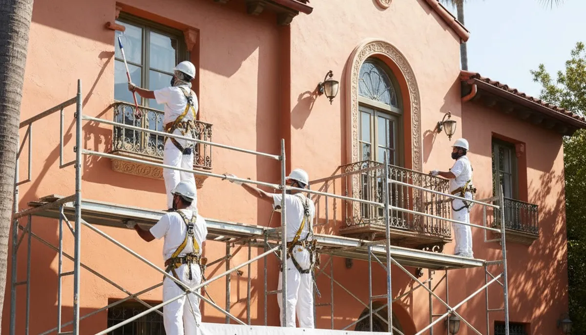 Painting contractor in Pasadena, CA providing professional interior and exterior painting services