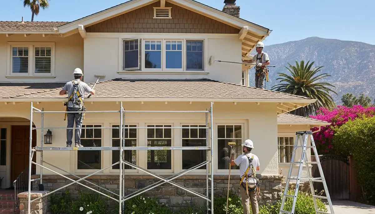 Pasadena, CA painting contractor team providing professional interior and exterior painting services