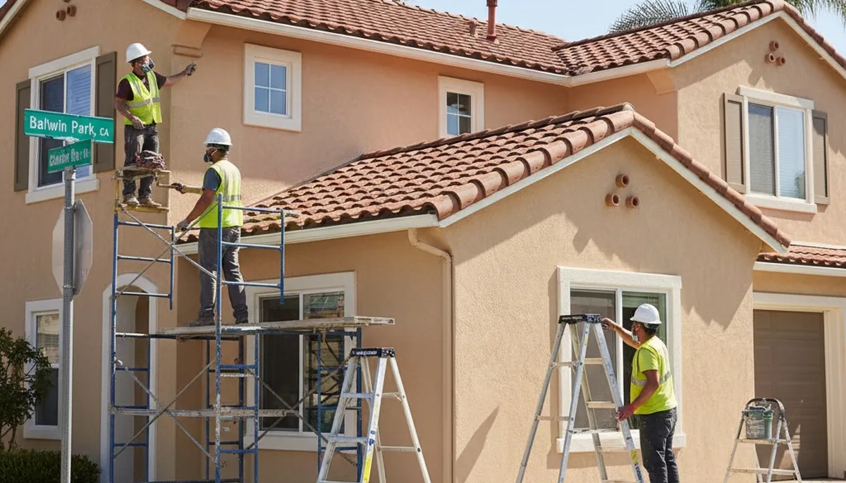 Painting contractor in Pasadena, CA providing professional interior and exterior painting services