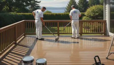 Deck painting service in Pasadena, CA for sun protection and a fresh outdoor finish