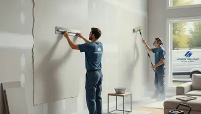 Pasadena, CA drywall repair by a painting contractor fixing cracks and holes in an older home plaster wall