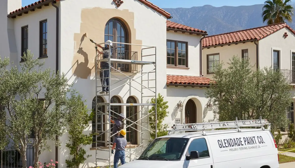 Painting contractor in Pasadena, CA providing professional interior and exterior painting services