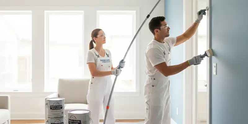 Professional painting contractor team in Pasadena, CA for residential and commercial projects