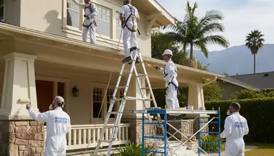 Professional painting contractor serving Pasadena, CA for interior and exterior painting services