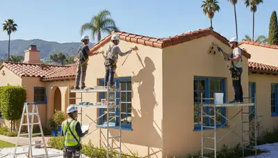 Professional painting contractor in Pasadena, CA providing residential and commercial painting services