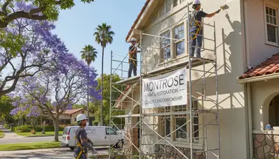Professional painting contractor in Pasadena, CA providing expert interior and exterior house painting services