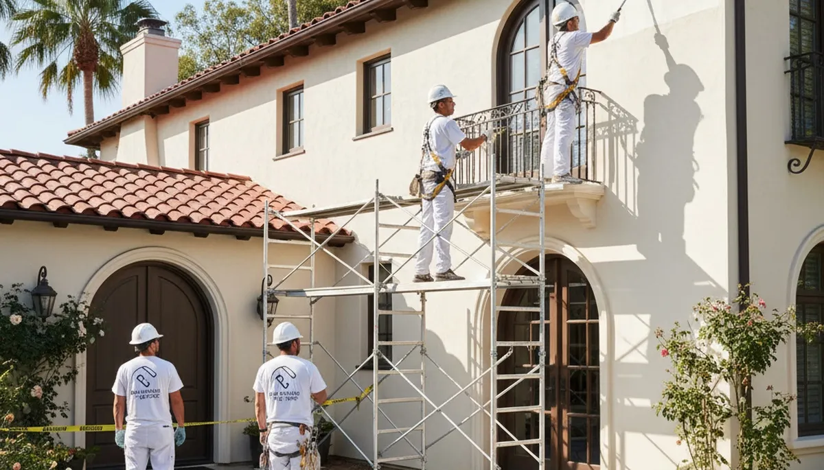 Painting contractor in Pasadena, CA providing professional interior and exterior painting services