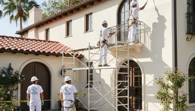 Painting contractor in Pasadena, CA providing professional interior and exterior painting services