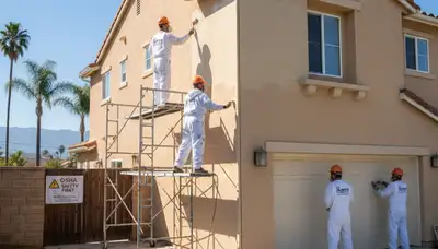 Professional painting contractor team in Pasadena, CA providing interior and exterior painting services